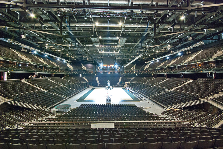 Der STAGEMAKER im Einsatz für die EuroBasket 2011